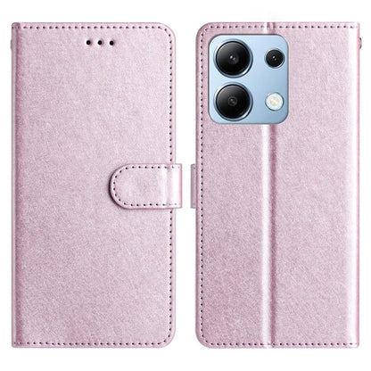 For Xiaomi Redmi Note 13 4G Case Silk Texture Leather TPU Inner Shell Flip Phone Cover