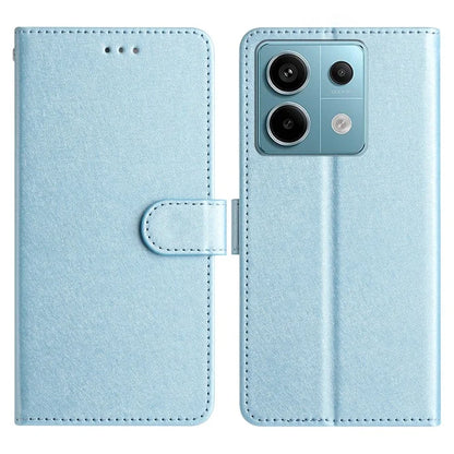 For Xiaomi Redmi Note 13 5G Case Leather Flip Wallet Phone Cover Silk Texture