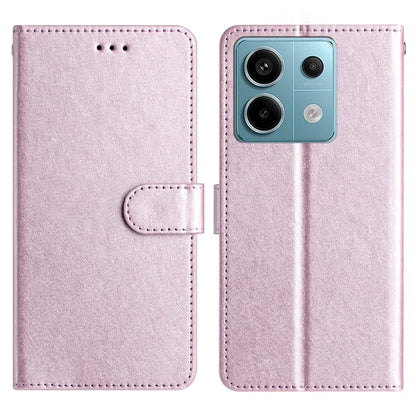 For Xiaomi Redmi Note 13 5G Case Leather Flip Wallet Phone Cover Silk Texture