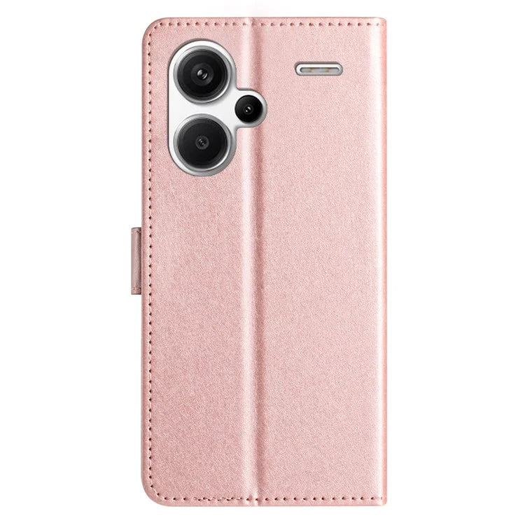 For Xiaomi Redmi Note 13 Pro+ 5G Case Wallet Leather Phone Cover Viewing Stand Wrist Strap