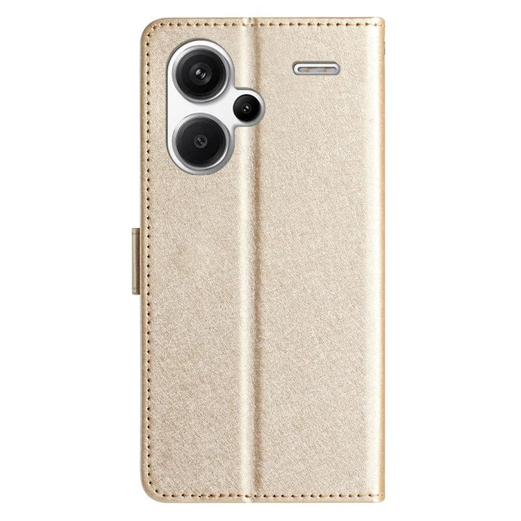 For Xiaomi Redmi Note 13 Pro+ 5G Case Wallet Leather Phone Cover Viewing Stand Wrist Strap