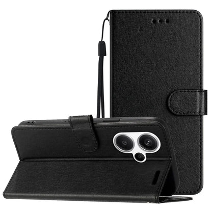 For Xiaomi Redmi Note 13 Pro+ 5G Case Wallet Leather Phone Cover Viewing Stand Wrist Strap