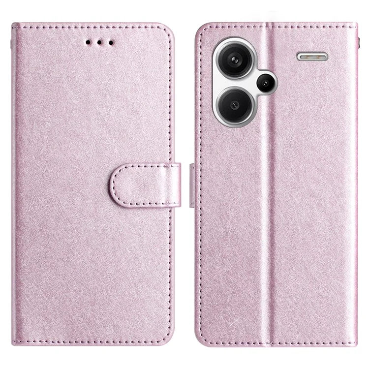For Xiaomi Redmi Note 13 Pro+ 5G Case Wallet Leather Phone Cover Viewing Stand Wrist Strap