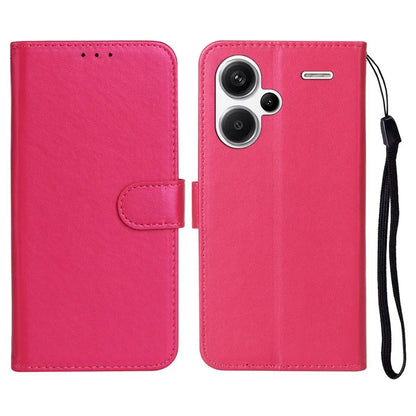 For Xiaomi Redmi Note 13 Pro+ 5G Case PU Leather Magnetic Clasp Flip Phone Cover