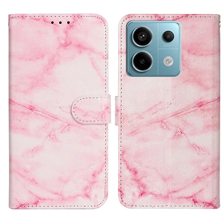 For Xiaomi Redmi Note 13 5G Case Pattern Print Design Flip Wallet Leather Phone Cover