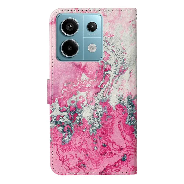 For Xiaomi Redmi Note 13 5G Case Pattern Print Design Flip Wallet Leather Phone Cover