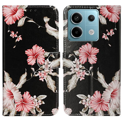 For Xiaomi Redmi Note 13 5G Case Pattern Print Design Flip Wallet Leather Phone Cover
