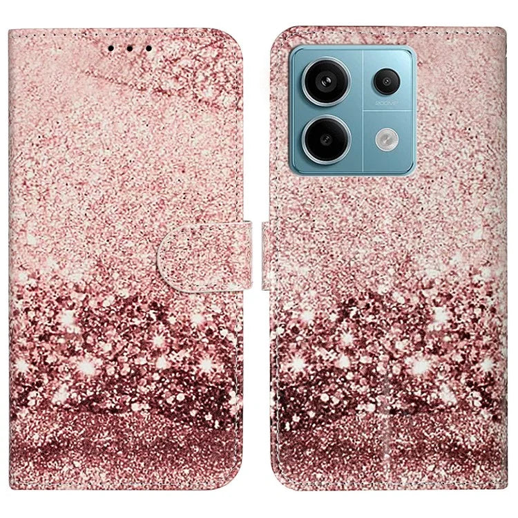 For Xiaomi Redmi Note 13 5G Case Pattern Print Design Flip Wallet Leather Phone Cover