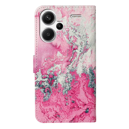 For Xiaomi Redmi Note 13 Pro+ 5G Case Card Slots Viewing Stand Leather Phone Cover Pattern Printed