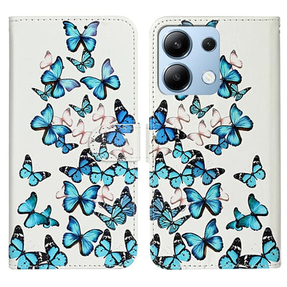 For Xiaomi Redmi Note 13 4G Case Pattern PU Leather Shockproof Flip Phone Cover