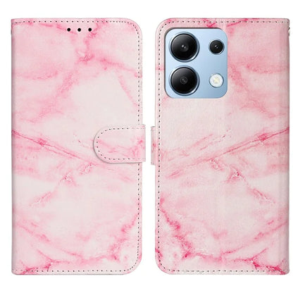 For Xiaomi Redmi Note 13 4G Case Pattern PU Leather Shockproof Flip Phone Cover