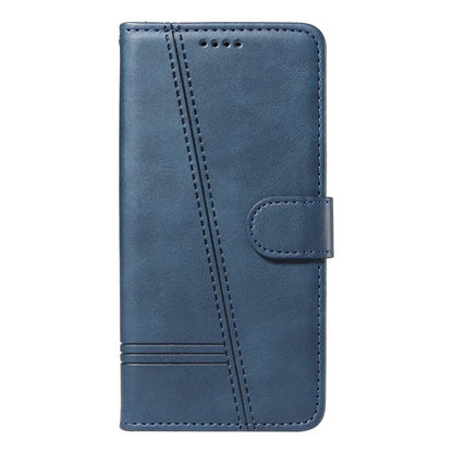 For Samsung Galaxy M35 5G Case Wallet Card Slots Protective Leather Phone Cover T-Shape Lines