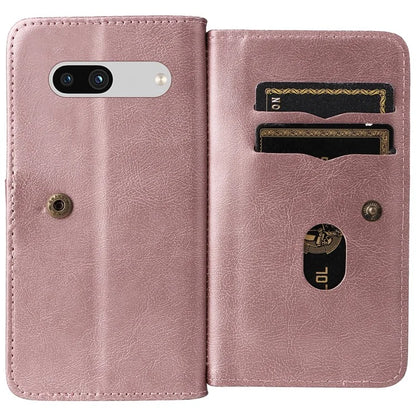 KT Multi-Functional Series-1 For Google Pixel 7a Case 10 Card Holder Leather Phone Cover Stand Function