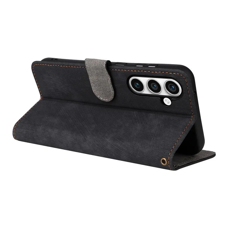 For Samsung Galaxy S24 FE Case RFID Blocking Wallet PU Leather Flip Phone Cover