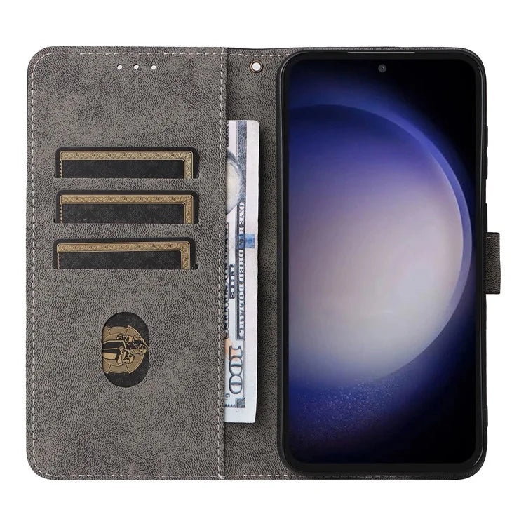 For Samsung Galaxy S24 FE Case RFID Blocking Wallet PU Leather Flip Phone Cover