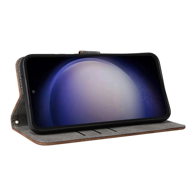 For Samsung Galaxy S24 FE Case RFID Blocking Wallet PU Leather Flip Phone Cover