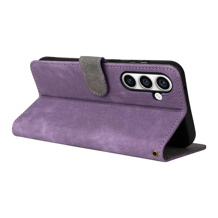 For Samsung Galaxy S24 FE Case RFID Blocking Wallet PU Leather Flip Phone Cover