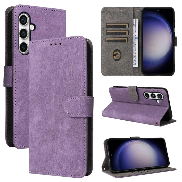 For Samsung Galaxy S24 FE Case RFID Blocking Wallet PU Leather Flip Phone Cover