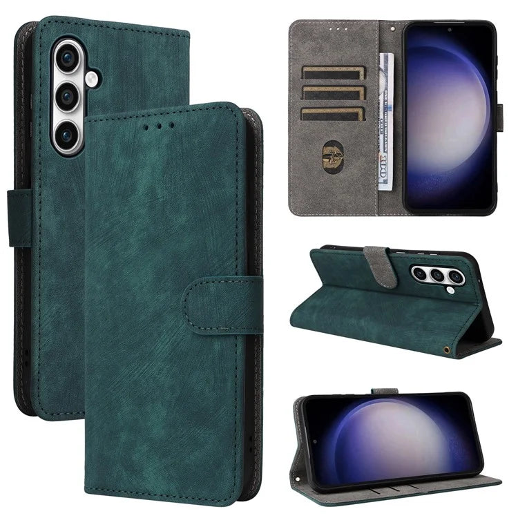 For Samsung Galaxy S24 FE Case RFID Blocking Wallet PU Leather Flip Phone Cover