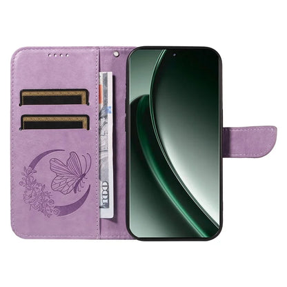 For Realme GT 6 5G Case Butterfly Pattern Leather Wallet Flip Phone Cover