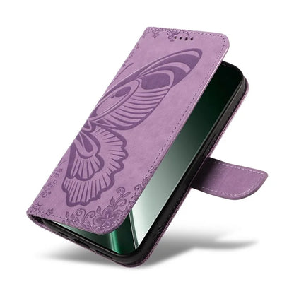 For Realme GT 6 5G Case Butterfly Pattern Leather Wallet Flip Phone Cover