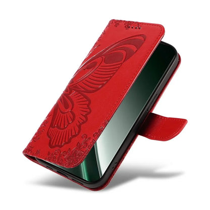 For Realme GT 6 5G Case Butterfly Pattern Leather Wallet Flip Phone Cover