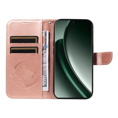 For Realme GT 6 5G Case Butterfly Pattern Leather Wallet Flip Phone Cover