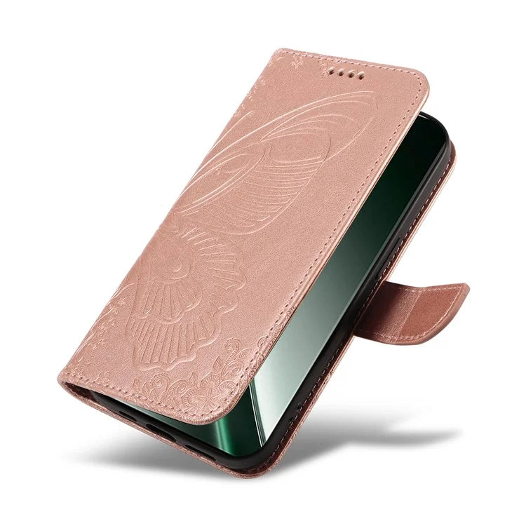 For Realme GT 6 5G Case Butterfly Pattern Leather Wallet Flip Phone Cover