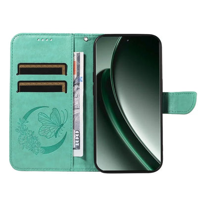 For Realme GT 6 5G Case Butterfly Pattern Leather Wallet Flip Phone Cover