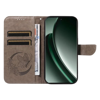 For Realme GT 6 5G Case Butterfly Pattern Leather Wallet Flip Phone Cover