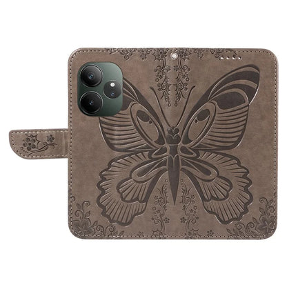 For Realme GT 6 5G Case Butterfly Pattern Leather Wallet Flip Phone Cover