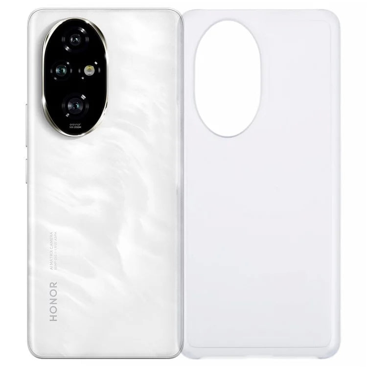 For Honor 200 Pro 5G Case Skin-Touch Matte PC Phone Shell Incomplete Covering