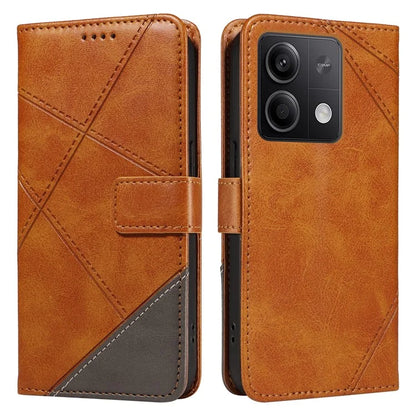 For Xiaomi Redmi Note 13 5G Case Geometric Line Leather Wallet Phone Cover