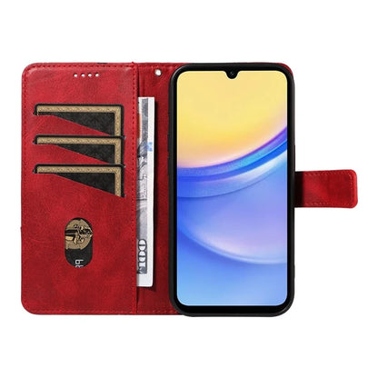 For Samsung Galaxy A15 5G Case Flip Geometric Line Leather Phone Cover