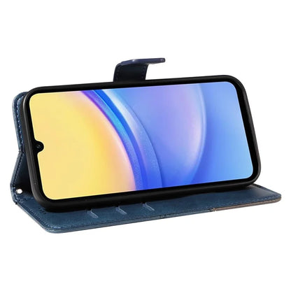 For Samsung Galaxy A15 5G Case Flip Geometric Line Leather Phone Cover