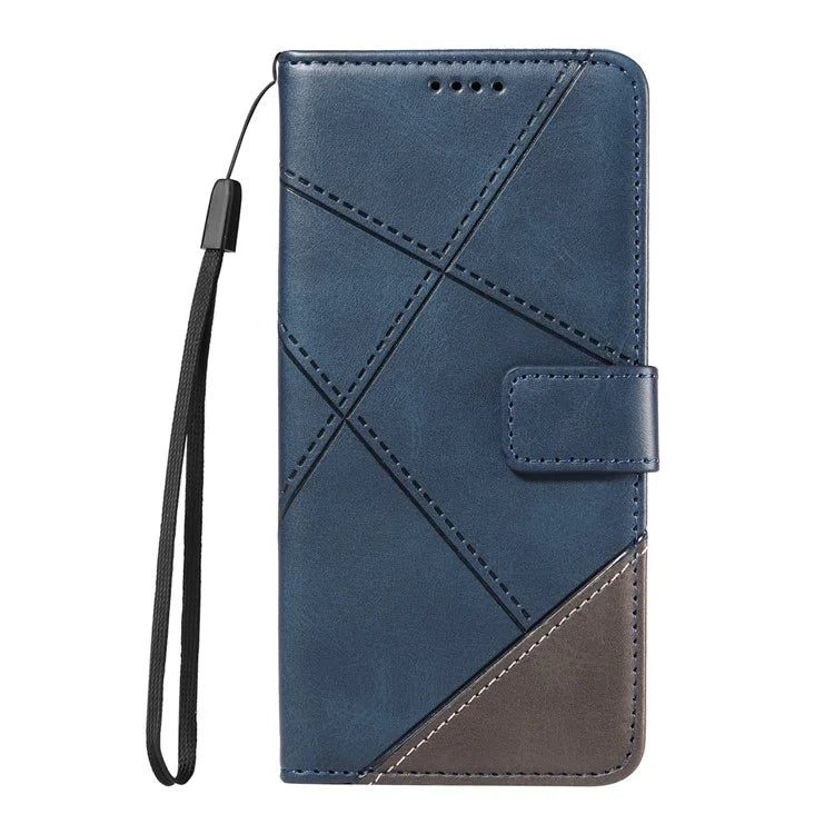 For Samsung Galaxy A15 5G Case Flip Geometric Line Leather Phone Cover