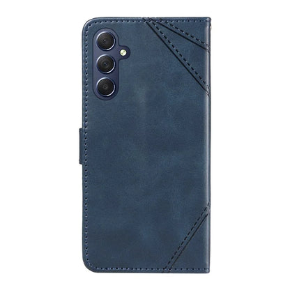 For Samsung Galaxy A25 5G (Global) (161.0 X 76.5 X 8.3mm) Case Geometric Line Leather Phone Cover Magnetic Clasp