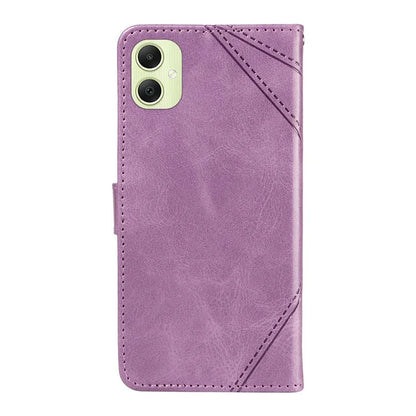 For Samsung Galaxy A05 4G Case Folding Stand Leather Phone Cover Geometric Line