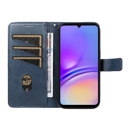 For Samsung Galaxy A05 4G Case Folding Stand Leather Phone Cover Geometric Line