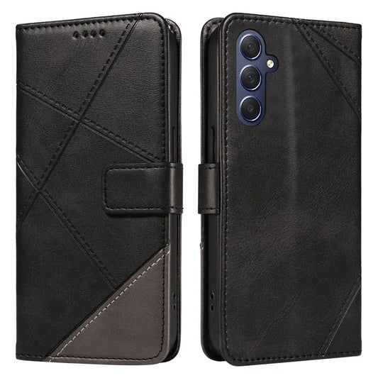 For Samsung Galaxy A05s 4G Case Wallet Shockproof Leather Phone Cover Geometric Line