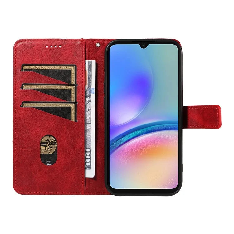 For Samsung Galaxy A05s 4G Case Wallet Shockproof Leather Phone Cover Geometric Line
