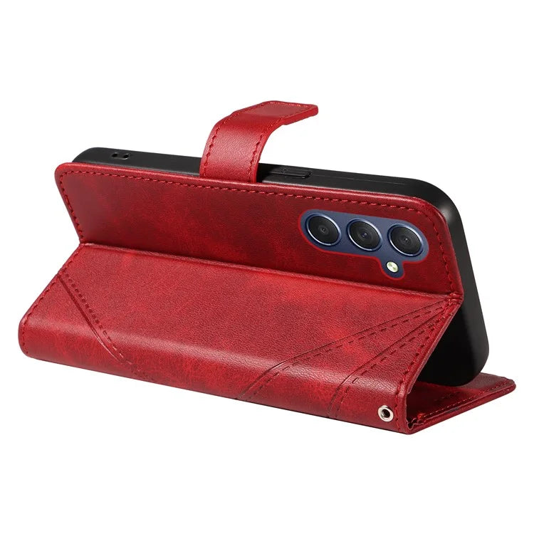 For Samsung Galaxy A05s 4G Case Wallet Shockproof Leather Phone Cover Geometric Line