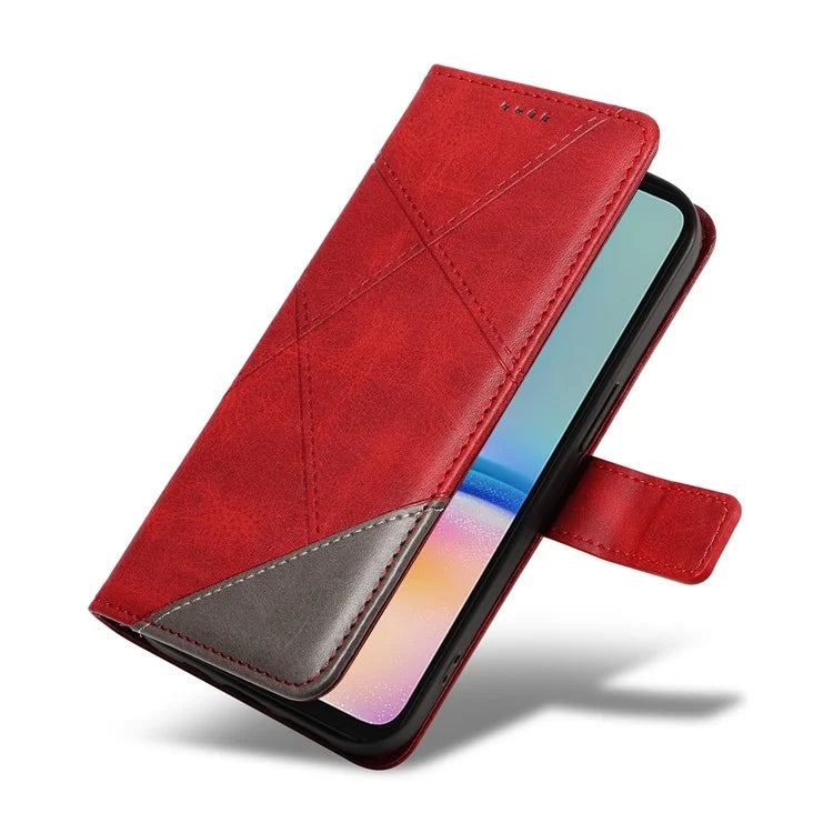 For Samsung Galaxy A05s 4G Case Wallet Shockproof Leather Phone Cover Geometric Line
