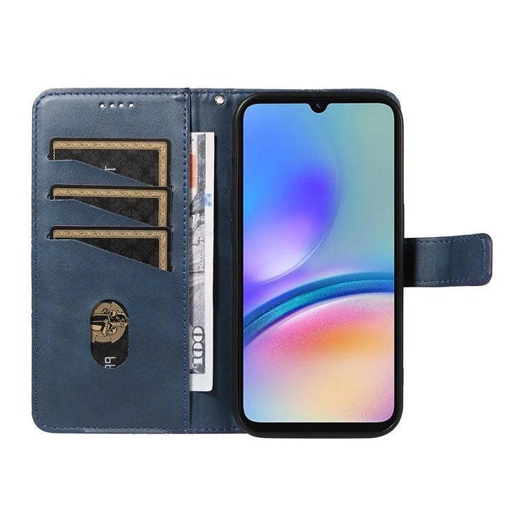 For Samsung Galaxy A05s 4G Case Wallet Shockproof Leather Phone Cover Geometric Line