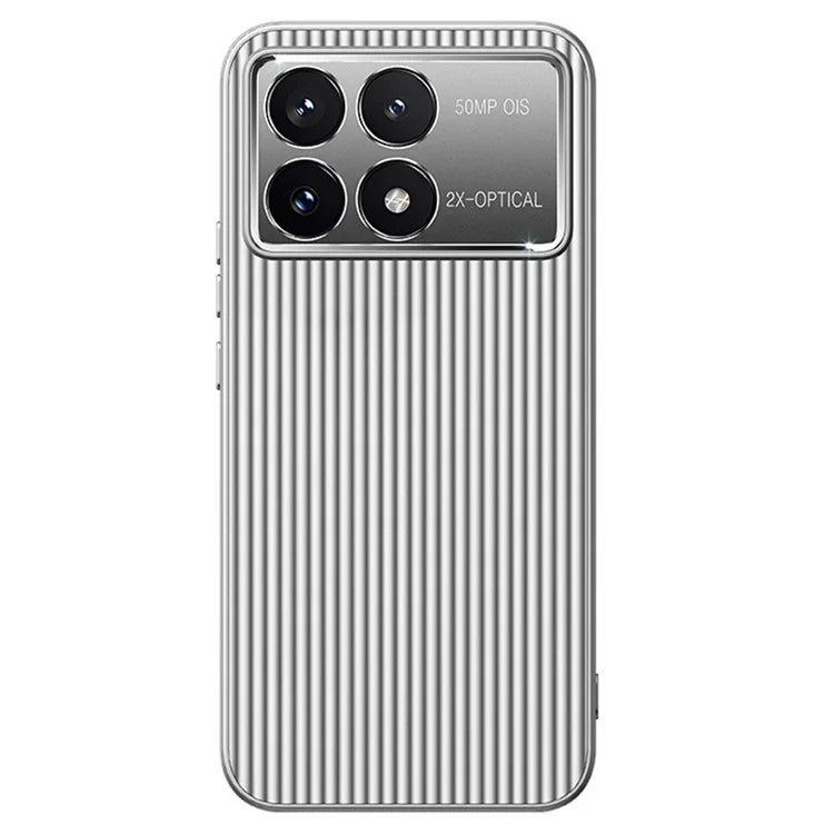 For Xiaomi Poco F6 Pro 5G  /  Redmi K70 5G  /  K70 Pro 5G Case PC+TPU Phone Cover Corrugated Pattern