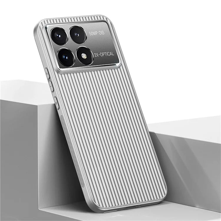 For Xiaomi Poco F6 Pro 5G  /  Redmi K70 5G  /  K70 Pro 5G Case PC+TPU Phone Cover Corrugated Pattern