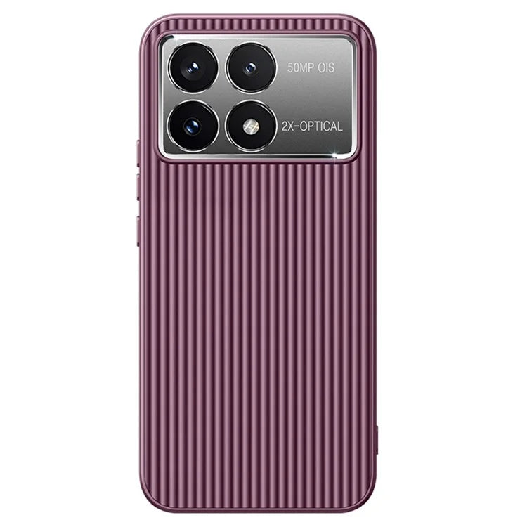 For Xiaomi Poco F6 Pro 5G  /  Redmi K70 5G  /  K70 Pro 5G Case PC+TPU Phone Cover Corrugated Pattern