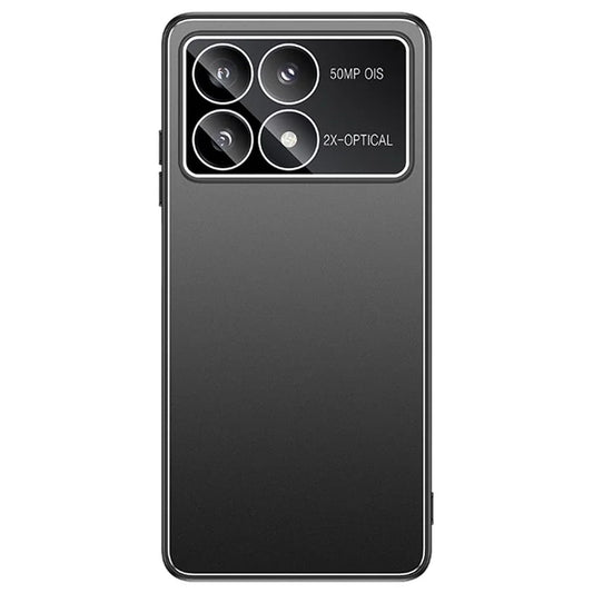 For Xiaomi Poco F6 Pro 5G / Redmi K70 5G / K70 Pro 5G Case PC+TPU Matte Back Phone Cover with Lens Film
