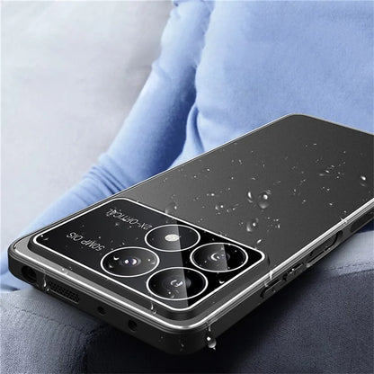 For Xiaomi Poco F6 Pro 5G / Redmi K70 5G / K70 Pro 5G Case PC+TPU Matte Back Phone Cover with Lens Film