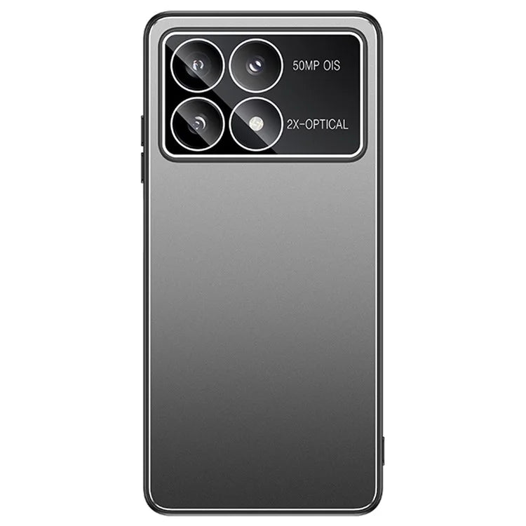 For Xiaomi Poco F6 Pro 5G / Redmi K70 5G / K70 Pro 5G Case PC+TPU Matte Back Phone Cover with Lens Film